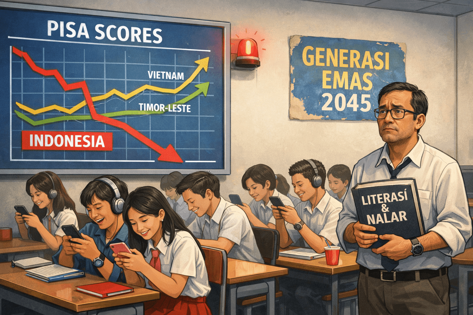skor PISA rendah