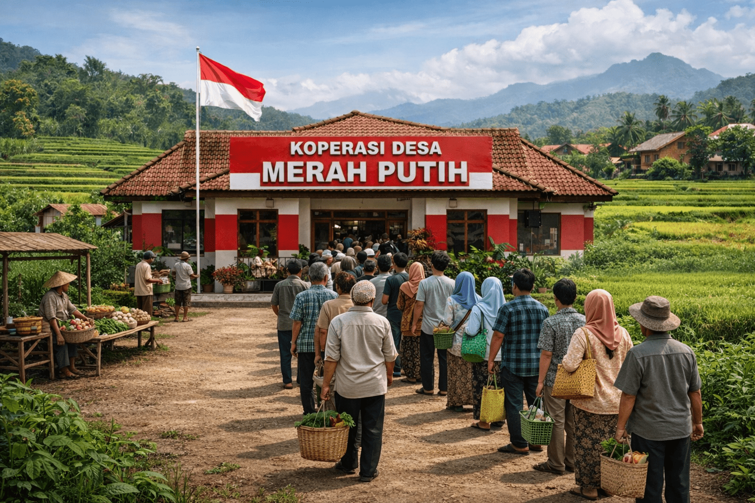 Antri belanja di Kopdes