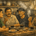 ngopi santuy dan kritis ala trio satir