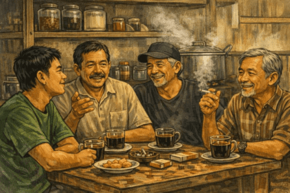 ngopi santuy dan kritis ala trio satir