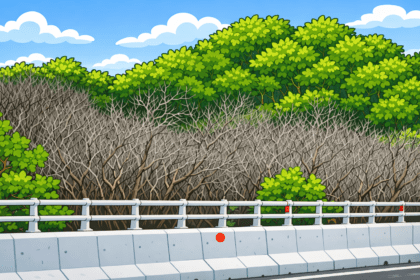 Hutan mangrove Benoa mati massal