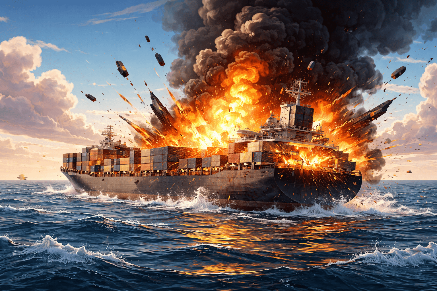 kapal thailand ditembak di selat hormuz