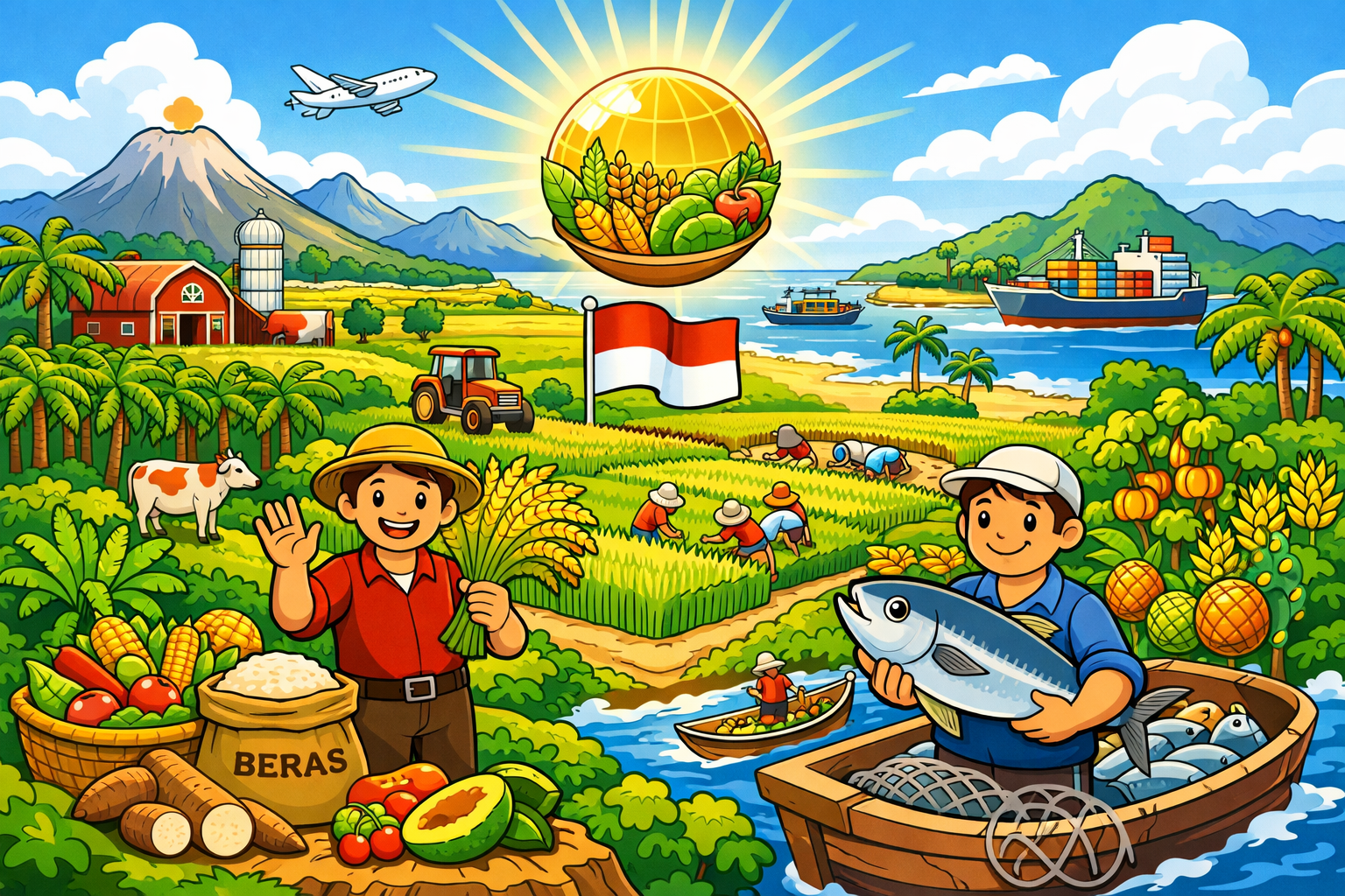 kekayaan alam indonesia sebagai lumbung pangan dunia