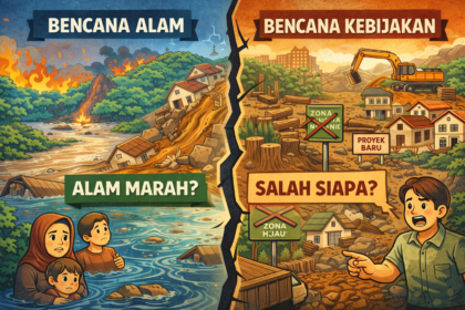 bencana alam vs bencana kebijakan