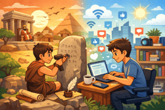 Jejak tulisan dari jaman prasasti kuno hingga era digital