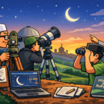 melihat hilal (bulan baru)