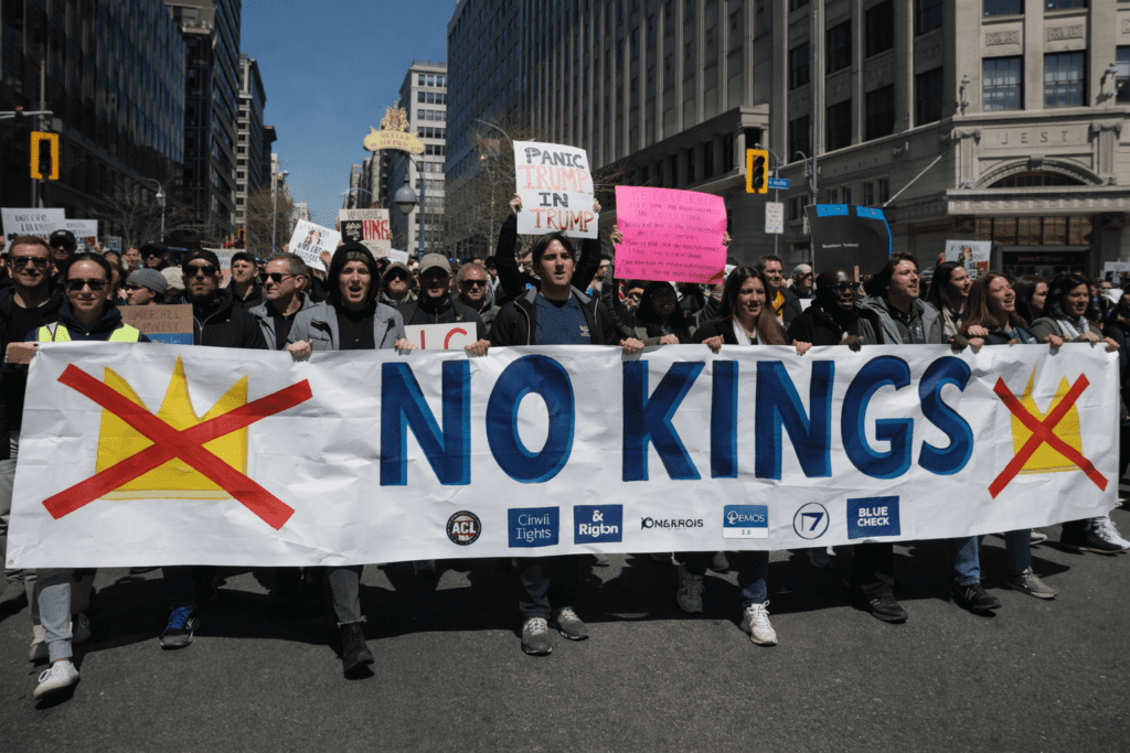 demo As no kings No Trump