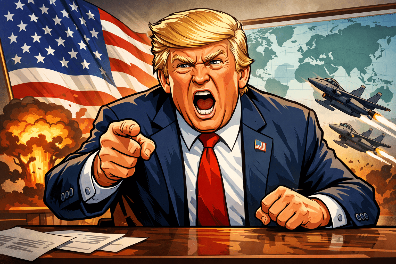 Trump ngamuk, Inggris dan Spanyol ga mau ikut serang Iran